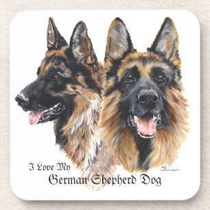 Deutsche Schäferhunde Getränkeuntersetzer