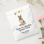 Deutsche Schäferhunde Hochzeit Vollfarbig Geschenktütchen (Versiegelt)