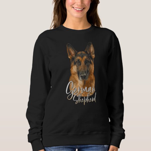 Deutsche Schäferhunde Hunde Sweatshirt (Vorderseite)