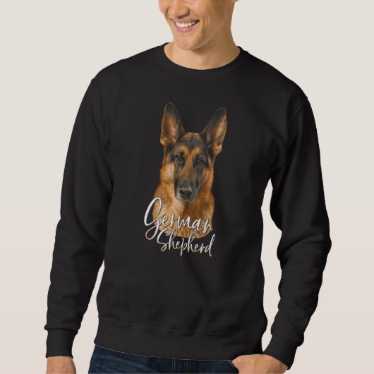 Deutsche Schäferhunde Hunde Sweatshirt (Vorderseite)