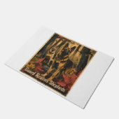 Deutsche Schäferhunde in magischen Foliage Fußmatte (Schrägansicht)