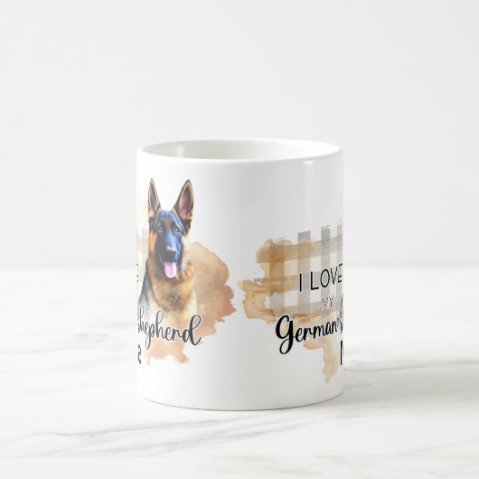 Deutsche Schäferhunde Kaffee Tasse, Cup Kaffeetasse (Mittel)