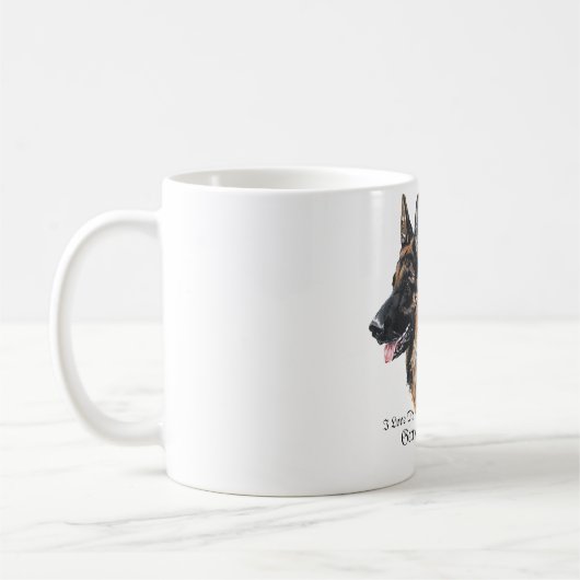 Deutsche Schäferhunde Kaffeetasse (Links)
