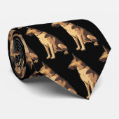Deutsche Schäferhunde-Krawatte Krawatte (Gerollt)