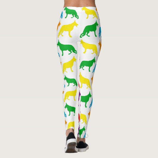 Deutsche Schäferhunde Leggings (Rückseite)