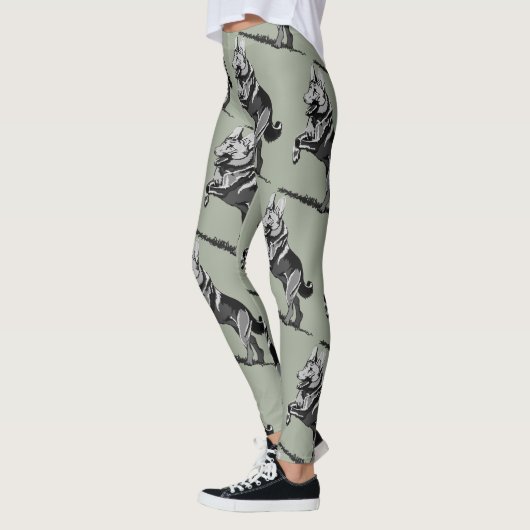 Deutsche Schäferhunde Leggings (Links)