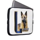Deutsche Schäferhunde-Liebe Laptopschutzhülle (Vorne Rechts)