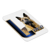 Deutsche Schäferhunde-Liebe Magnet (Rechte Seite)