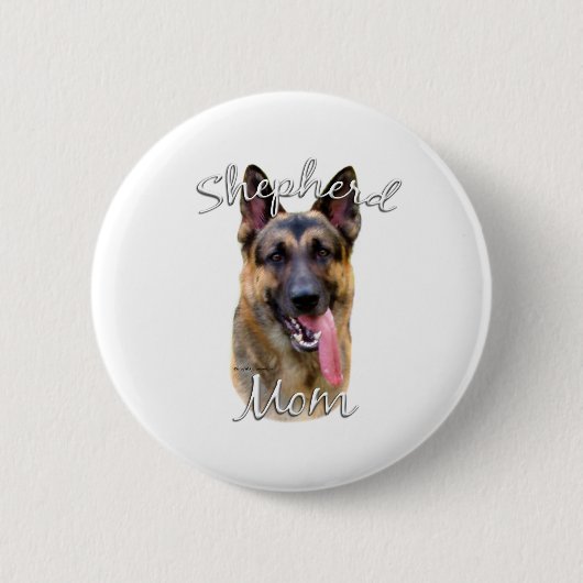 Deutsche Schäferhunde Mama 2 Button (Vorderseite)