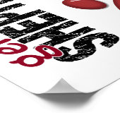 Deutsche Schäferhunde Mama 2 Poster (Ecke)