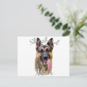 Deutsche Schäferhunde Mama 2 Postkarte (Stehend Vorderseite)