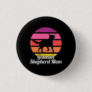 Deutsche Schäferhunde-Mama Button