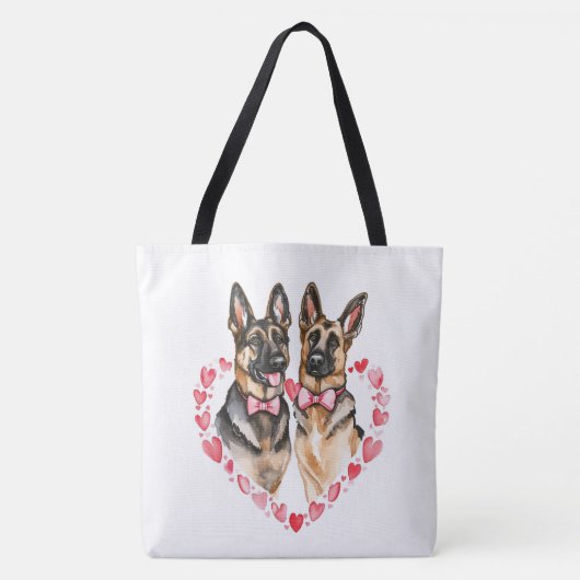 Deutsche Schäferhunde Mama Hunde Eltern Liebe Wass Tasche (Vorderseite)