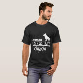 Deutsche Schäferhunde-Mama T-Shirt (Vorne ganz)