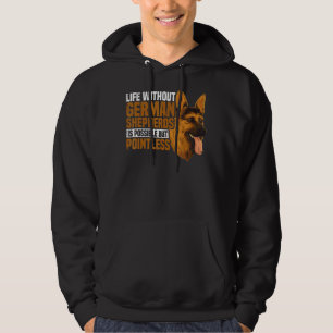 Deutsche Schäferhunde mit deutschen Schäferhunden Hoodie