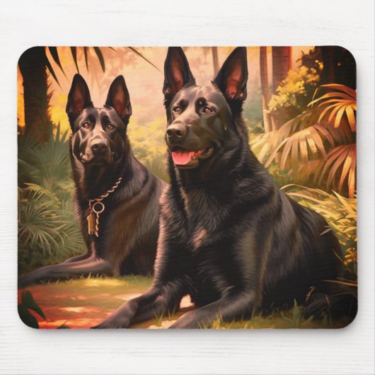 Deutsche Schäferhunde Mousepad (Vorne)