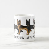 Deutsche Schäferhunde Niedliche Hunde I Liebe Deut Kaffeetasse (Mittel)