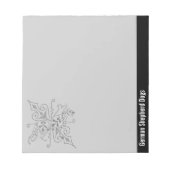 Deutsche Schäferhunde Notizblock (Vorderseite)