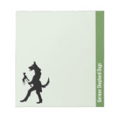 Deutsche Schäferhunde Notizblock (Vorderseite)