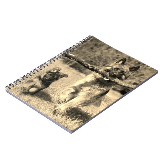 Deutsche Schäferhunde Notizblock (Linke Seite)