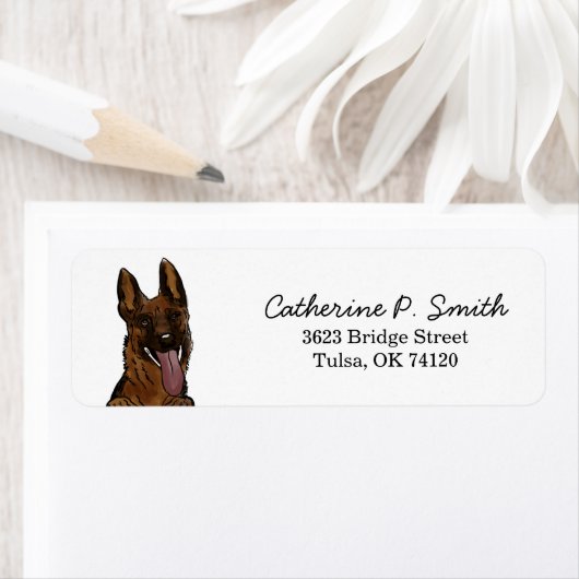 Deutsche Schäferhunde-Rücksendeadresse (Insitu)