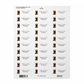 Deutsche Schäferhunde-Rücksendeadresse (Vorne)