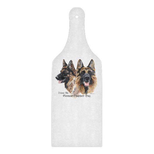 Deutsche Schäferhunde Schneidebrett (Vorderseite)