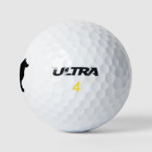 Deutsche Schäferhunde-Silhouette Golfball (Logo)