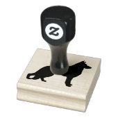 Deutsche Schäferhunde-Silhouette Gummistempel (Stempel)