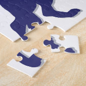 Deutsche Schäferhunde-Silhouette Puzzle (Seite)