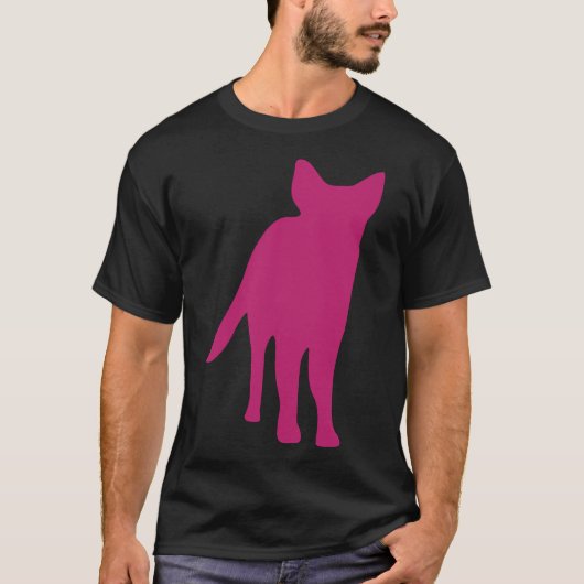 Deutsche Schäferhunde-Silhouette T-Shirt (Vorderseite)