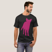 Deutsche Schäferhunde-Silhouette T-Shirt (Vorne ganz)