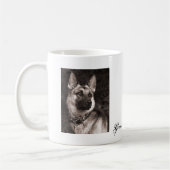 Deutsche Schäferhunde-Tasse Kaffeetasse (Links)