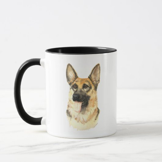 Deutsche Schäferhunde-Tasse Tasse (Links)