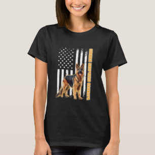 Deutsche Schäferhunde USA Deutscher Schäferhund Op T-Shirt