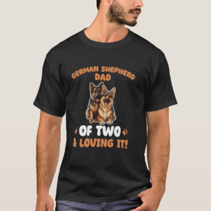 Deutsche Schäferhunde Vater von Zwei T-Shirt