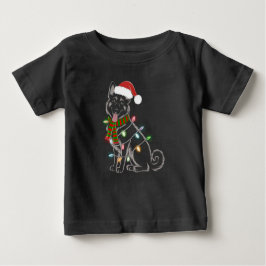 Deutsche Schäferhunde Weihnachten Baby T-shirt