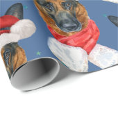 Deutsche Schäferhunde Weihnachtsgebäck Geschenkpapier (Rolleneckpunkt)