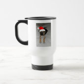 Deutsche Schäferhunde-Weihnachtsmannmütze Reisebecher (Links)