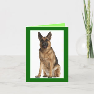Deutsche Schäferhunde Welpenhund - Blankokarte Karte