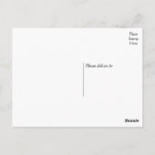 Deutsche Schäferhunde Welpenhund-leere Postkarte (Rückseite)