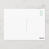 Deutsche Schäferhunde Welpenhund-leere Postkarte (Rückseite)