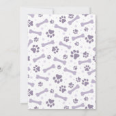 Deutsche Schäferhündin Adoption, Gotcha Tag Karte (Rückseite)