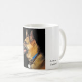 Deutsche Schäferhündin Tasse (VorderseiteRechts)
