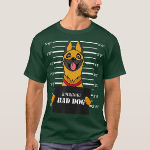 Deutsche Schäferin K9 Tasse schießt Bad Dog Mama T-Shirt