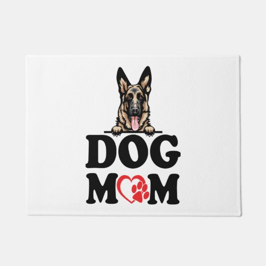 Deutsche Schäferkleber - Deutsche Schäferhunde-Mam Fußmatte (Vorderseite)