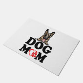 Deutsche Schäferkleber - Deutsche Schäferhunde-Mam Fußmatte (Schrägansicht)