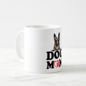 Deutsche Schäferkleber - Deutsche Schäferhunde-Mam Kaffeetasse (Vorderseite Links)