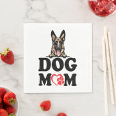 Deutsche Schäferkleber - Deutsche Schäferhunde-Mam Serviette (Beispiel)