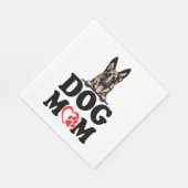 Deutsche Schäferkleber - Deutsche Schäferhunde-Mam Serviette (Ecke)